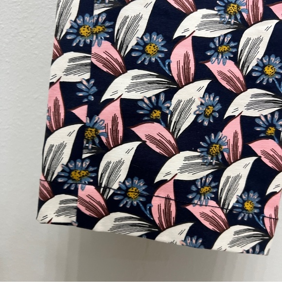 Boden Floral Geometric Dress Pants Size 4L - Picture 5 of 6